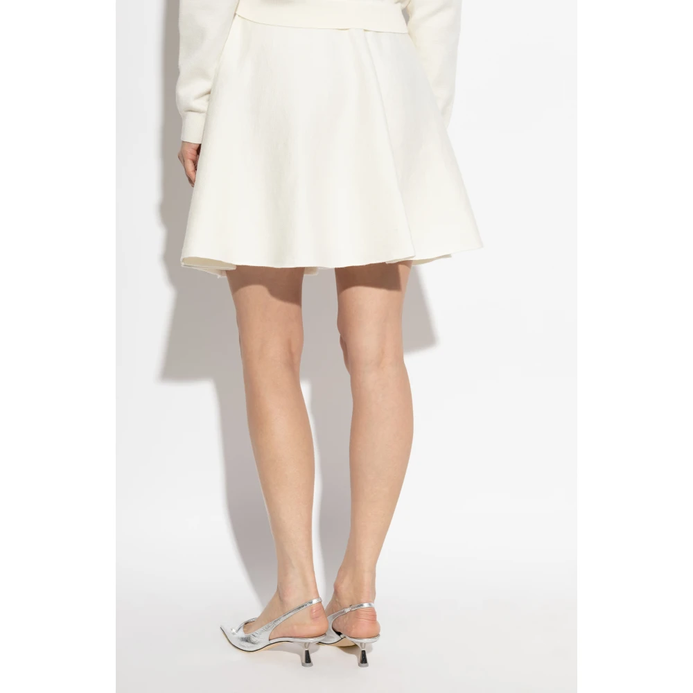 Rotate Birger Christensen Katoenen Rok Beige Dames