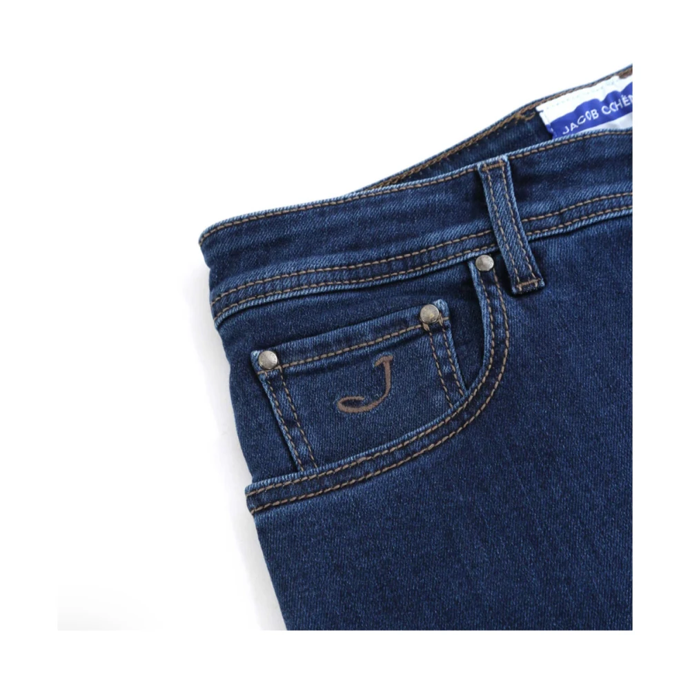 Jacob Cohën Slim Fit Bard Jeans Made in Italy Blue Heren