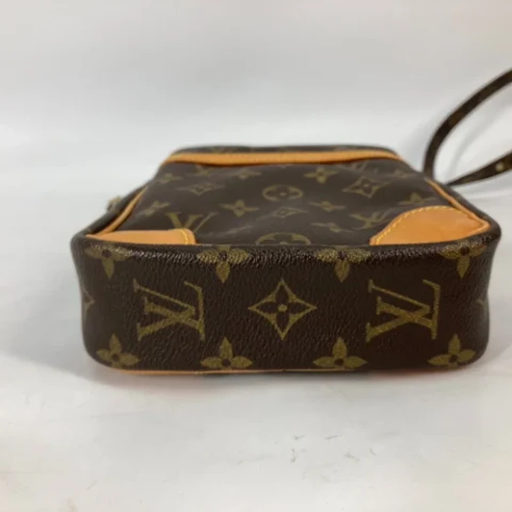 Louis Vuitton Vintage Pre-owned Cotton louis-vuitton-bags Brown Dames