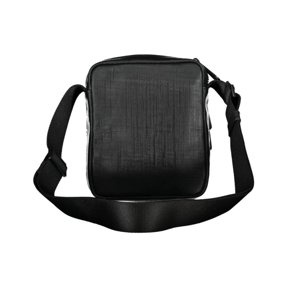 Calvin Klein Elegante zwarte schoudertas met contrasterende details Black Heren