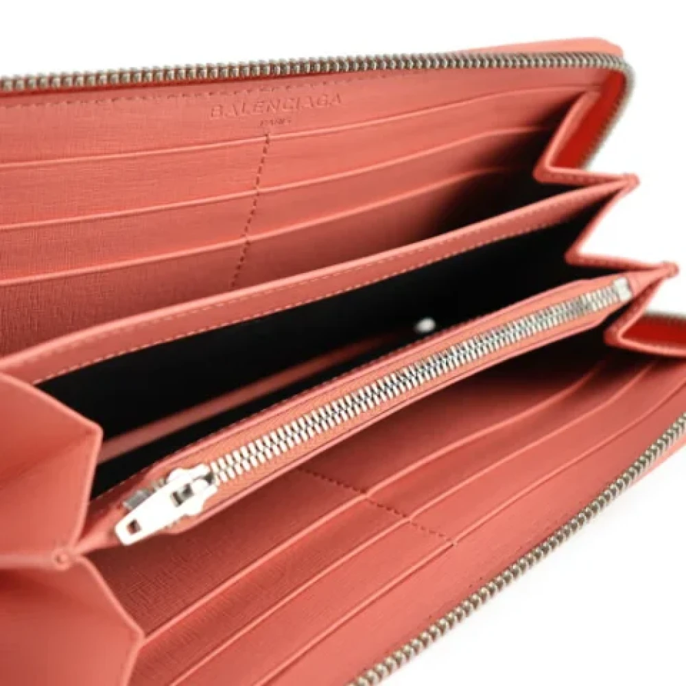 Balenciaga Vintage Pre-owned Leather wallets Pink Dames