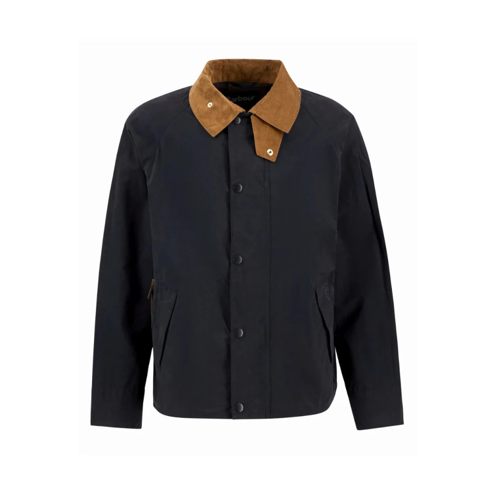 Barbour Blue Transport Casual Jacket - Male - Light Jackets - L - Jackets