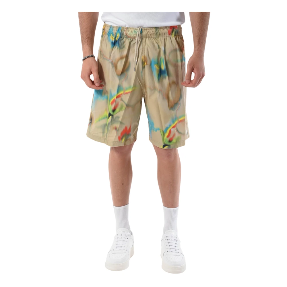 Department Five Katoenen Bermuda shorts met trekkoord taille Multicolor Heren