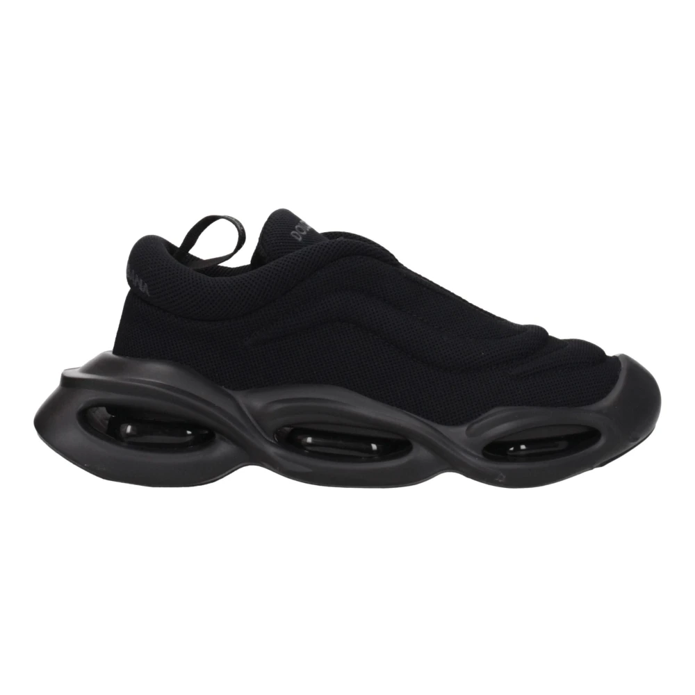 Dolce & Gabbana Black Fabric Chunky Sneakers - EU40/US7 - Image 4