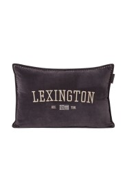 Grå Lexington Home Pute 60X40 M/Logo, Økologisk Bomullsfløyel Pillow