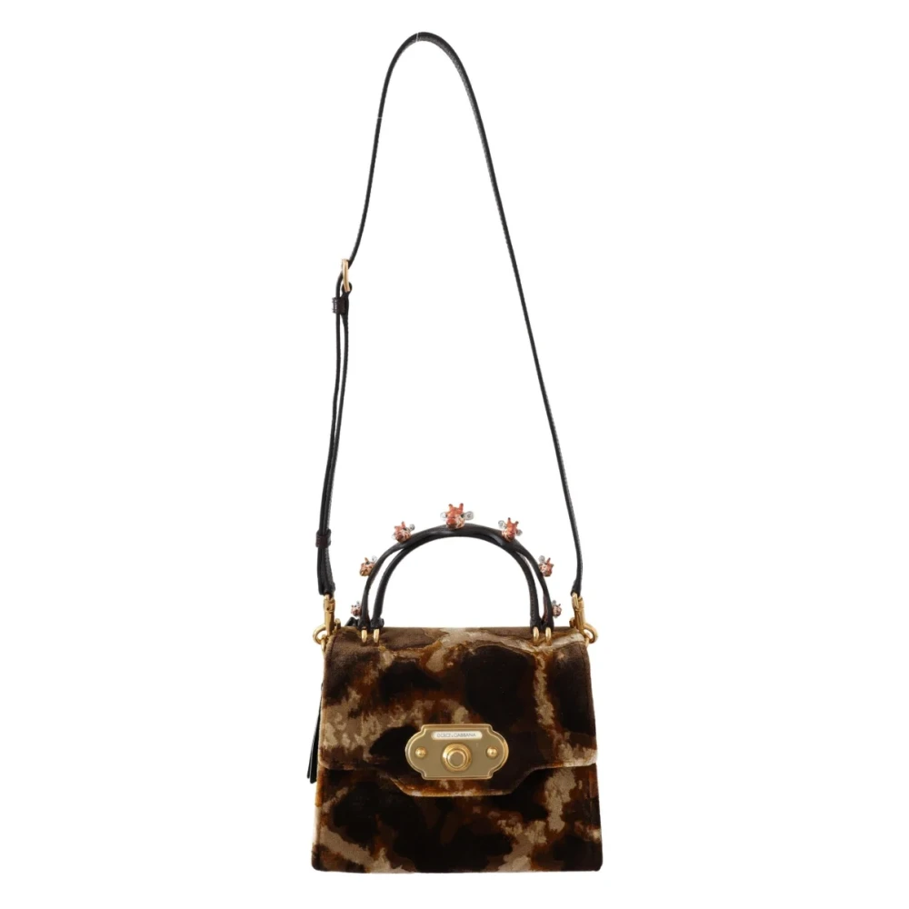 Dolce & Gabbana Pre-owned Fabric handbags Brown Dames
