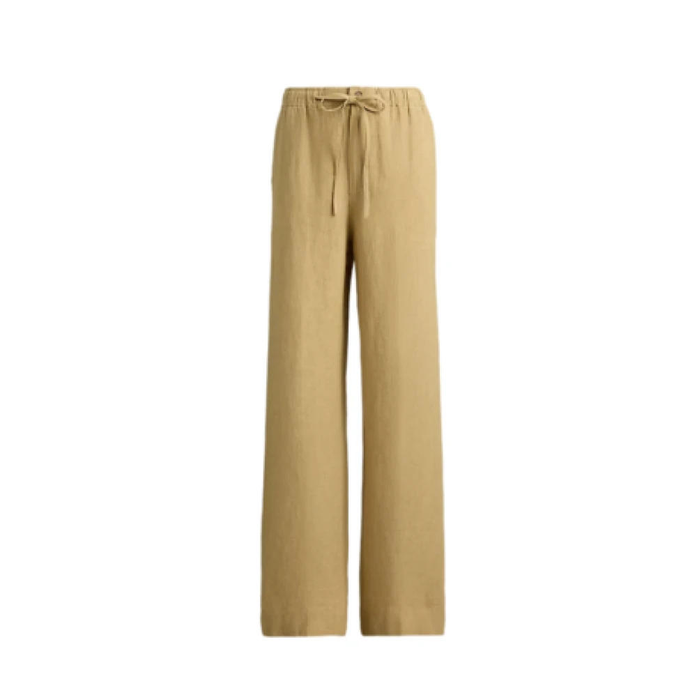 Ralph Lauren Donna Marrone Pantaloni, S, New,