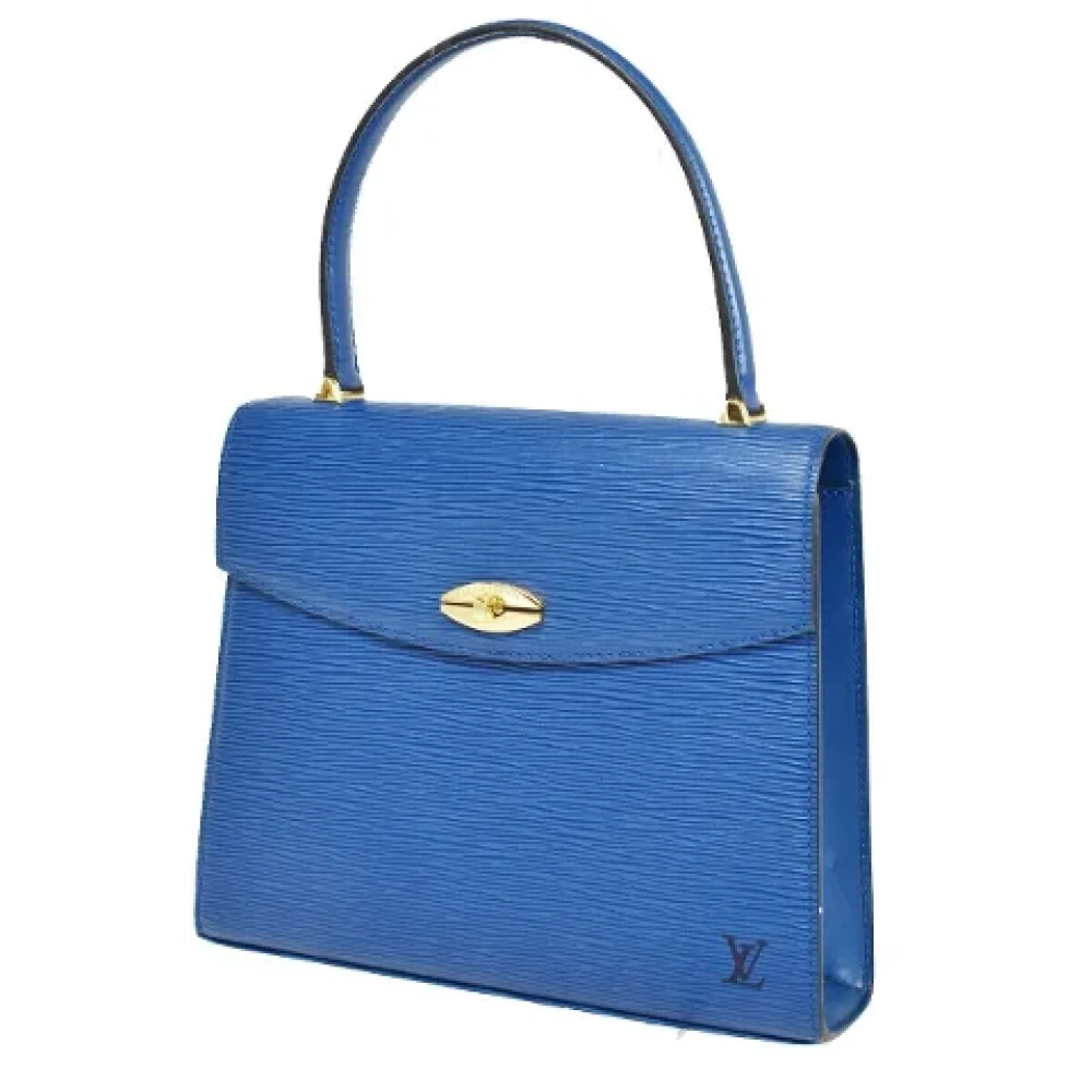 Louis Vuitton Vintage Pre-owned Leather handbags Blue Dames