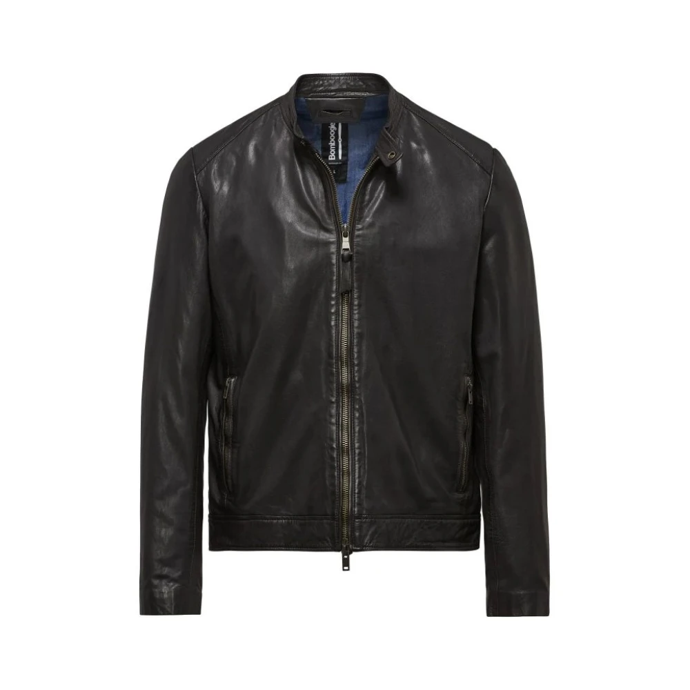 Bomboogie Uomo Nero - Roy Leather Jacket - Jackets - L