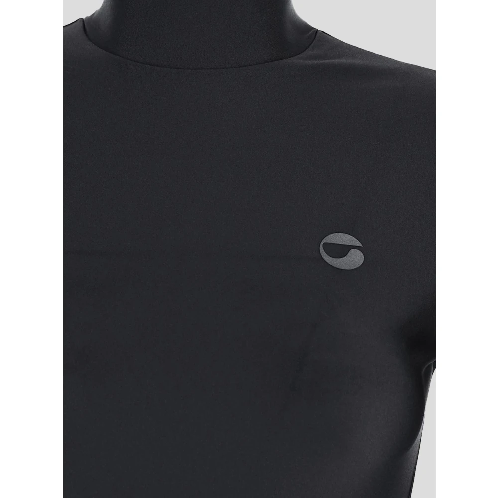 Coperni Stijlvolle High Neck Mini Jurk Black Dames