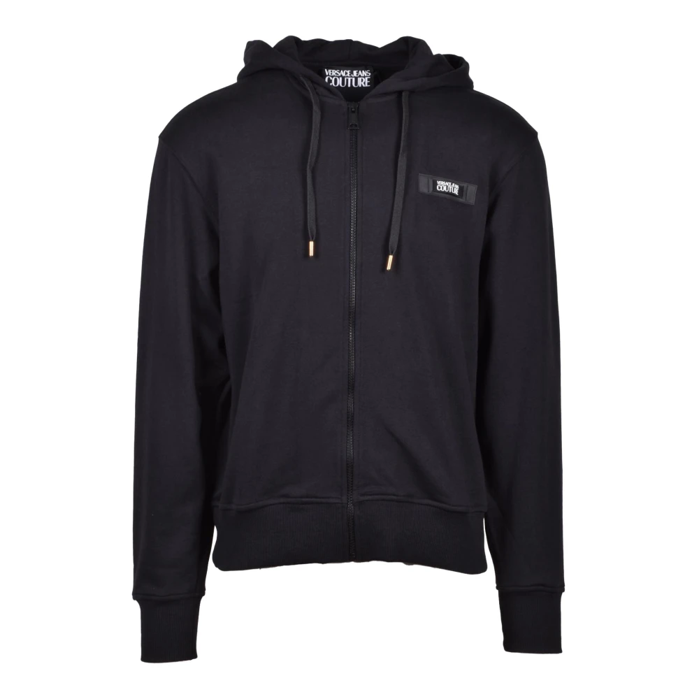 Versace Jeans Couture Katoenen Sweatshirt Black Heren