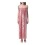chic-peach-midi-dress-ruffled-hem