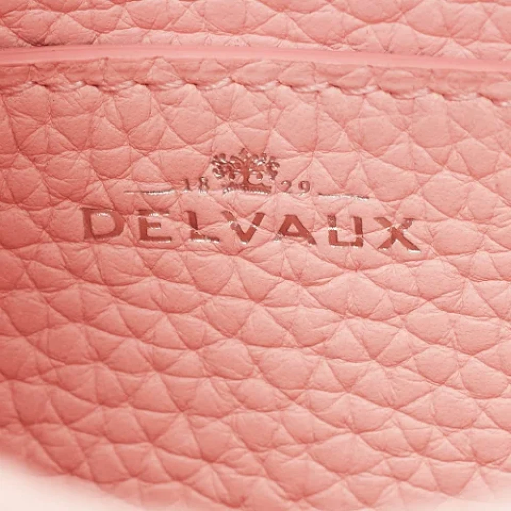 Delvaux Pre-owned Leather handbags Pink Dames