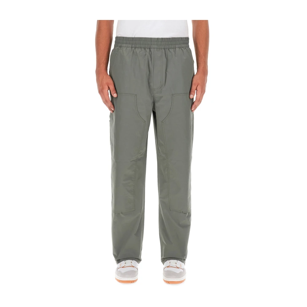 Carhartt WIP Logo Elastische Taille Broek Green Heren