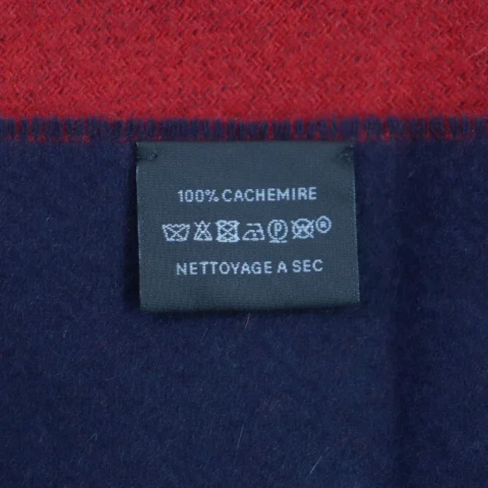 Hermès Vintage Pre-owned Fabric scarves Blue Heren
