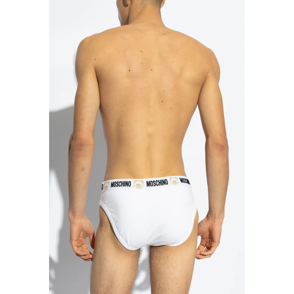 Moschino Twee-pack slips White Heren
