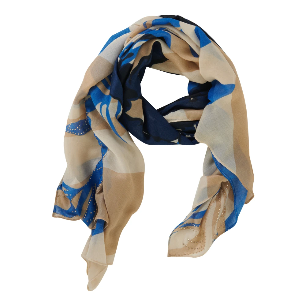 Betty Barclay Zijden Geborduurde Franje Sjaal Multicolor Dames
