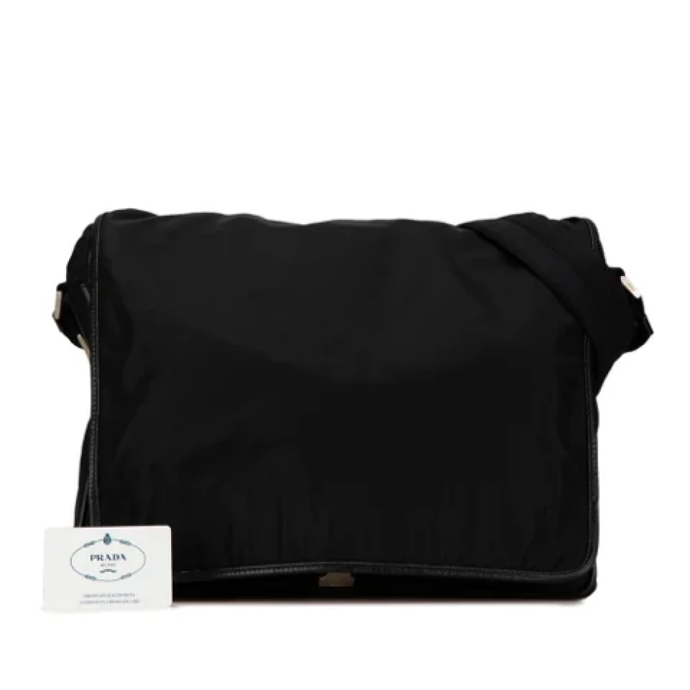 Prada Vintage Pre-owned Fabric prada-bags Black Dames