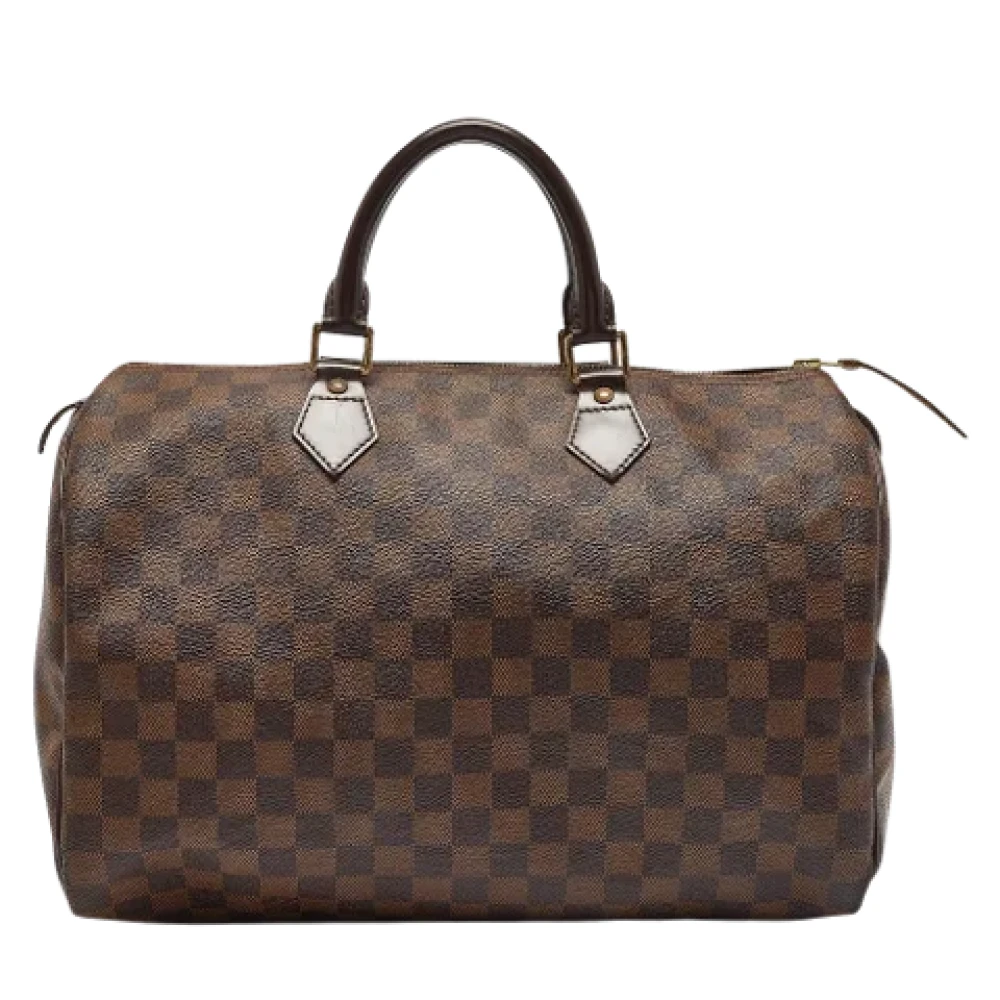 Louis Vuitton Vintage Pre-owned Coated canvas handbags Brown Dames