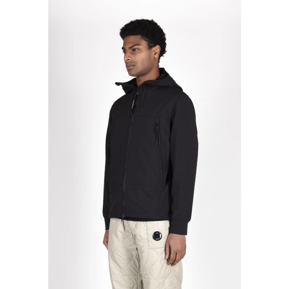 C.P. Company Stijlvolle Jas 94% PL 6% EA Black Heren