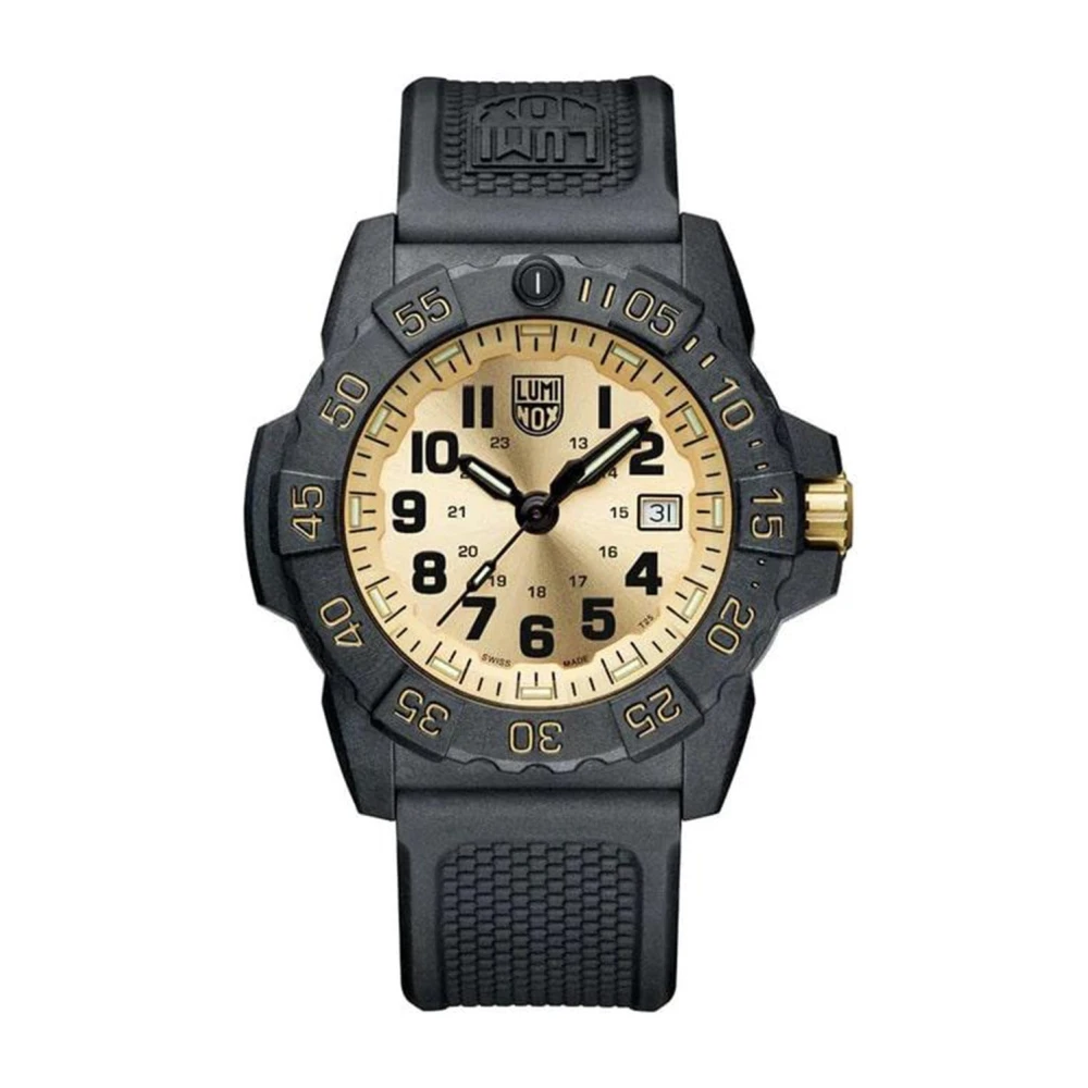 Luminox XS.3505.GP.1 NAVY SEAL Carbonox gold black Rubber Men's Watch NEW - Image 2