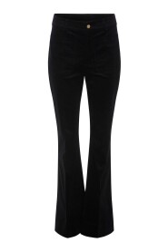 Flare Fit Hochtaillierte Chinos