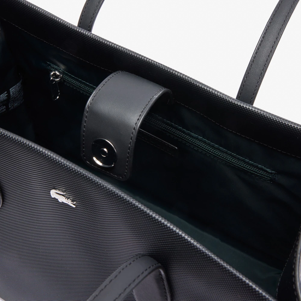 Lacoste Daily City Shopper in Zwart Black Dames