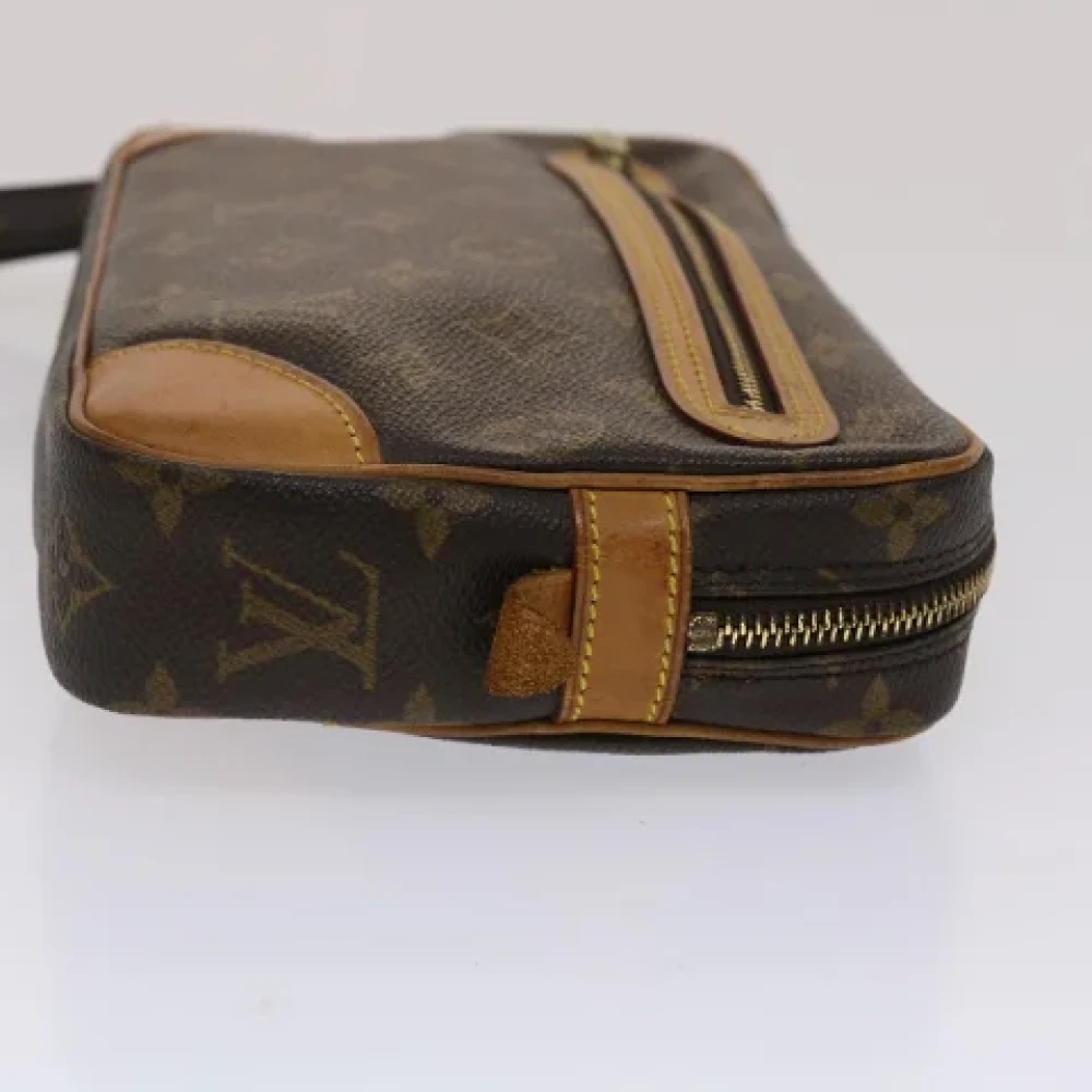 Louis Vuitton Vintage Pre-owned Canvas clutches Brown Dames