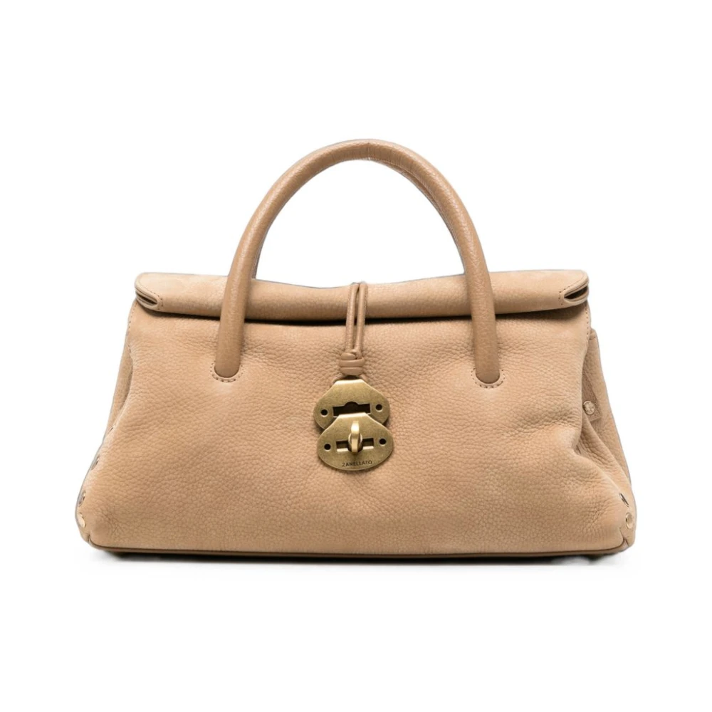 Zanellato , Handbags, Female, Beige, One Size, Dotta Jones Small Leather Handbag