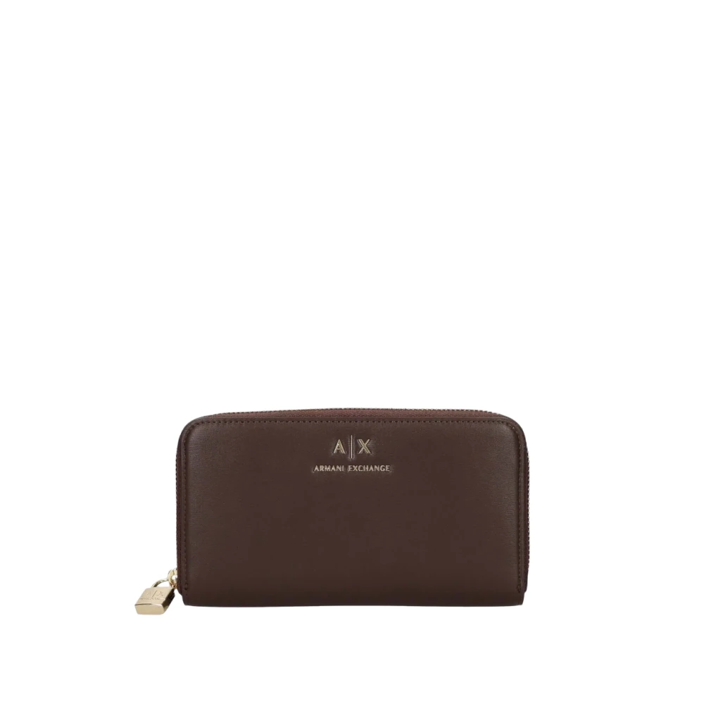 Armani Exchange Vrouw Bruin Portefeuilles & Kaarthouders