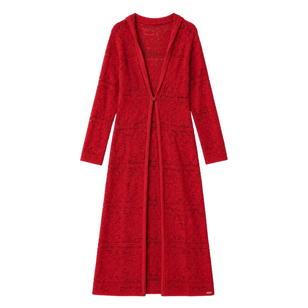 Blugirl Vrouw Rood Truien & Vesten Dames, M, Long Truien