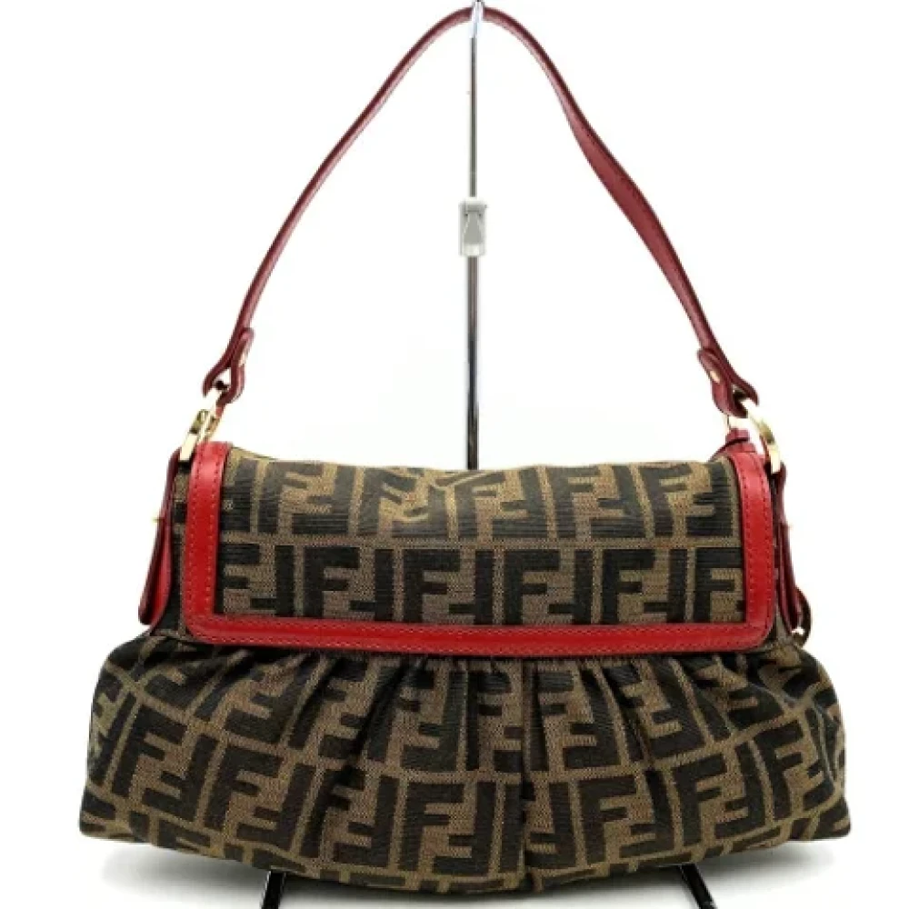 Fendi Vintage Pre-owned Leather fendi-bags Brown Dames