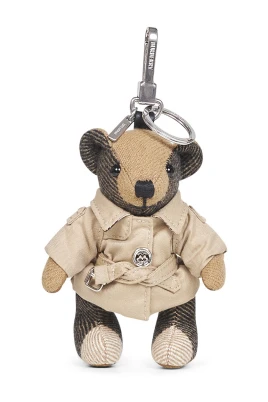 Cashmere Teddy Bear Charm Keyring
