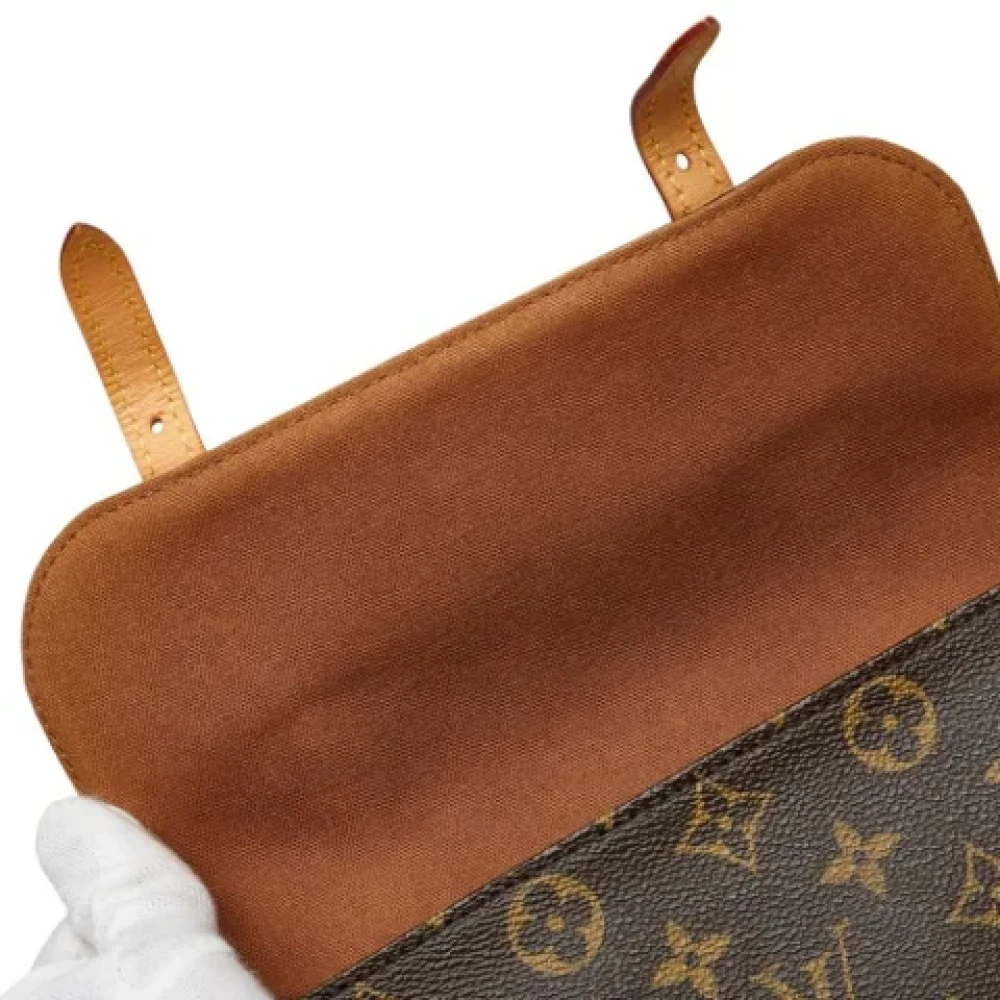 Louis Vuitton Vintage Pre-owned Leather crossbody-bags Brown Dames