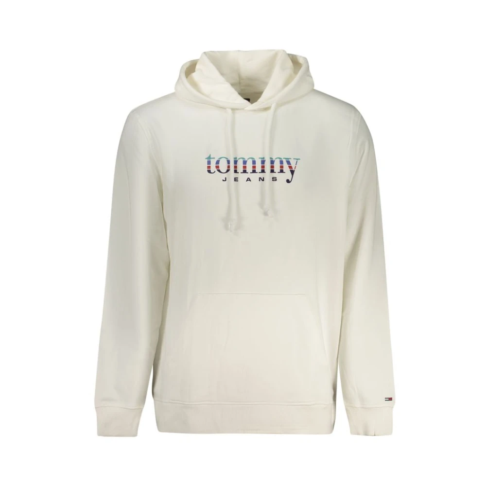 Tommy Hilfiger White Cotton Men's Hoodie - S - Image 2