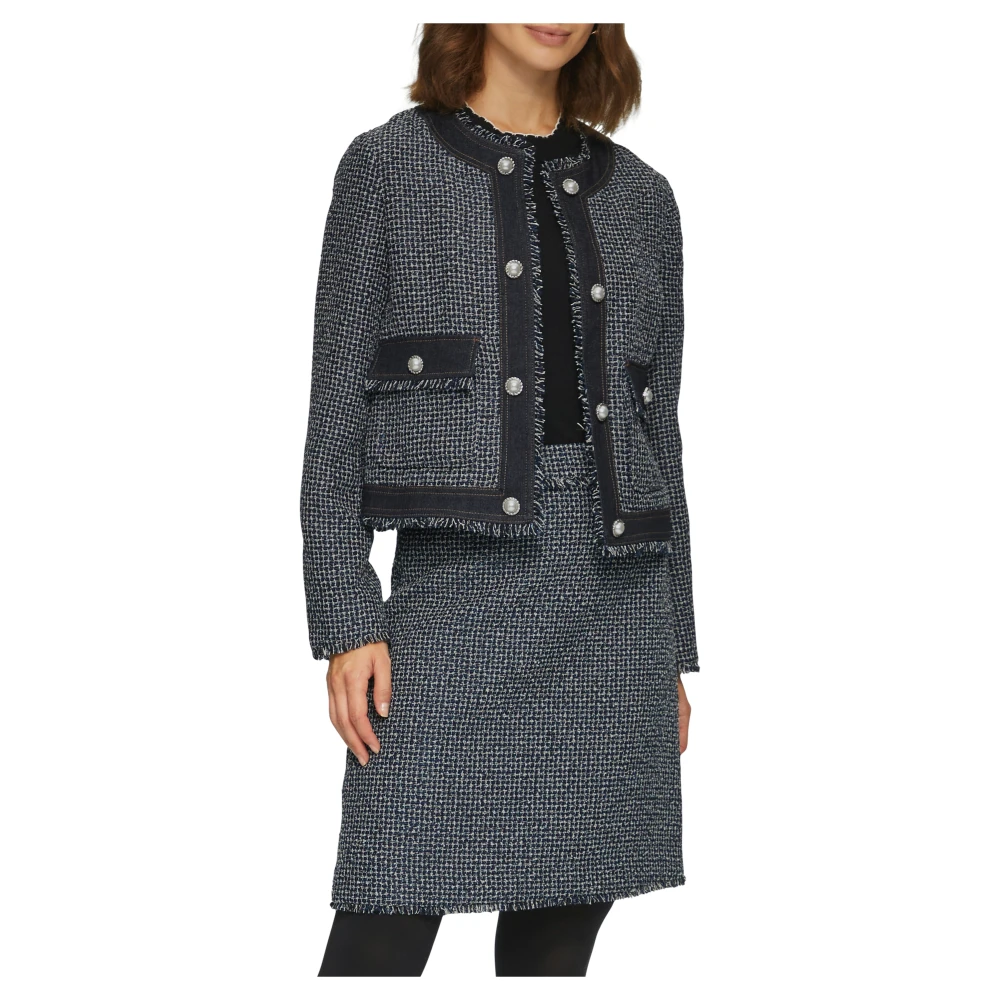 s.Oliver Denim Bouclé Jack Blue Dames
