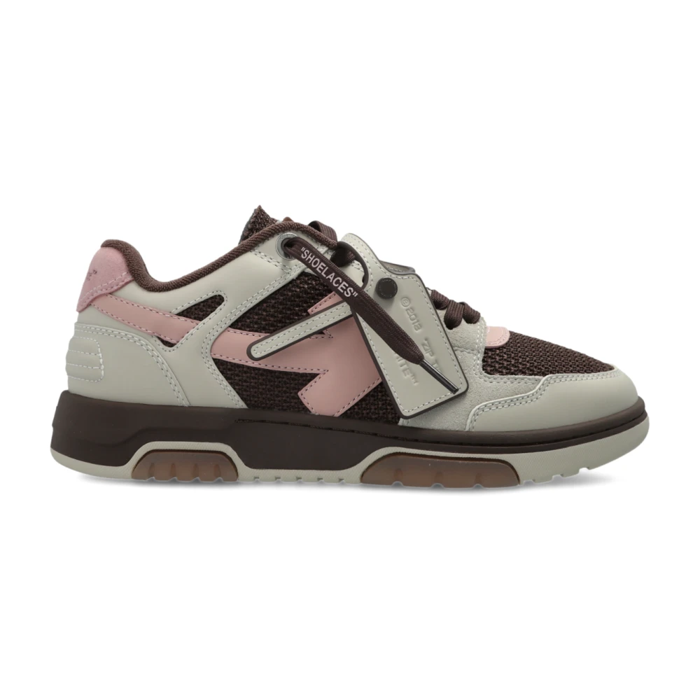 Off Slim Out Of Office Sneakers Dames Schoenen Bruin