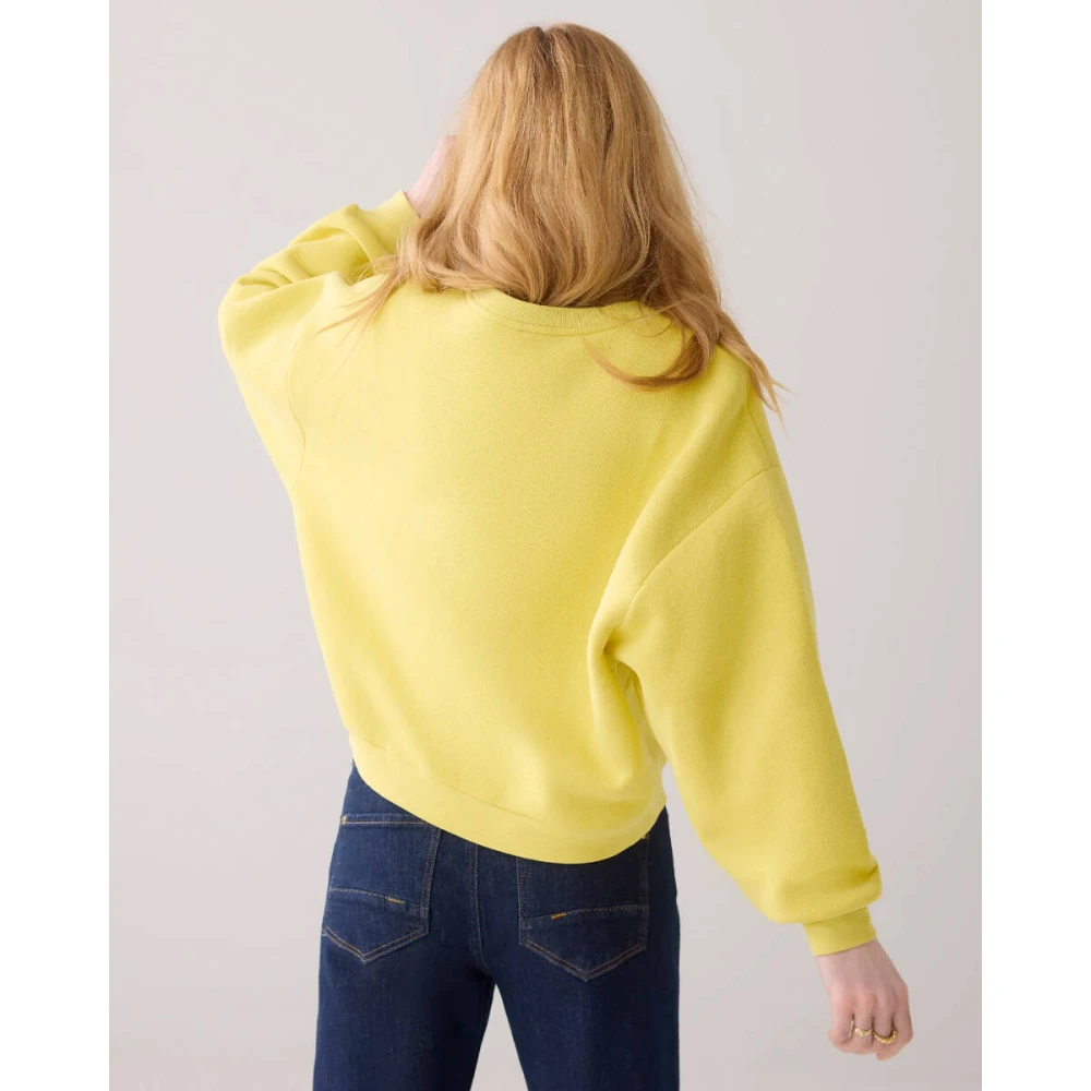 Summum Woman Vintage Sweatshirt 3s5067-30413 Yellow Dames