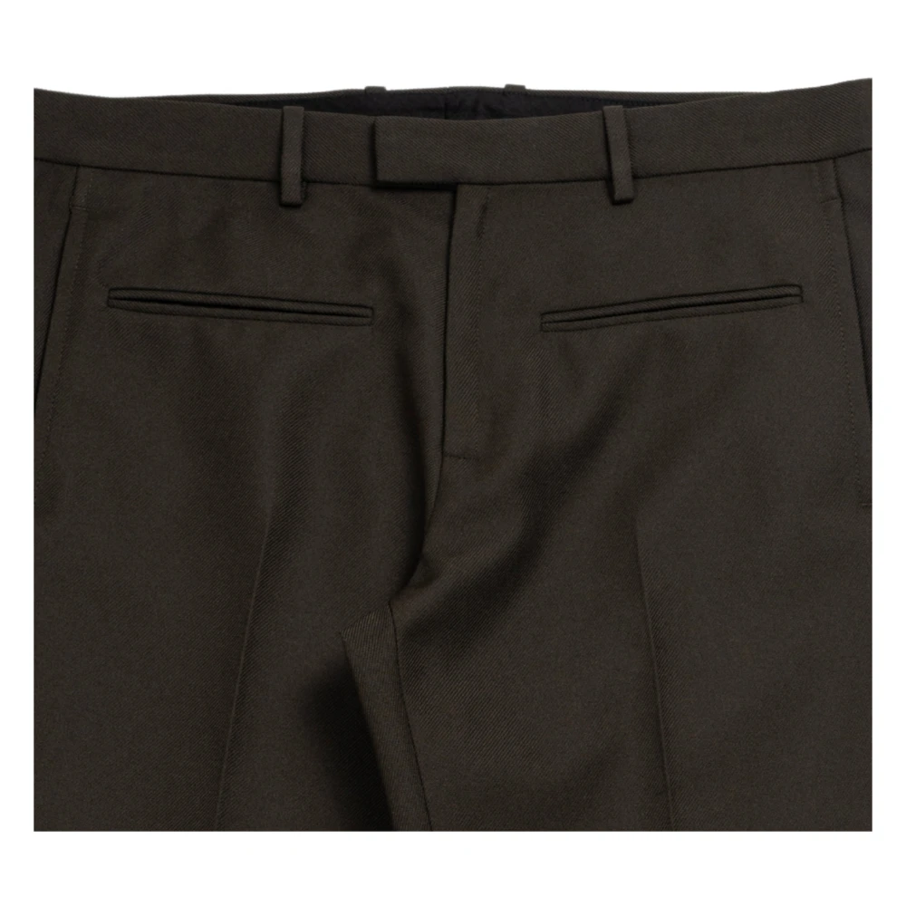Courrèges Retro Twill Broek in Bruin Brown Heren