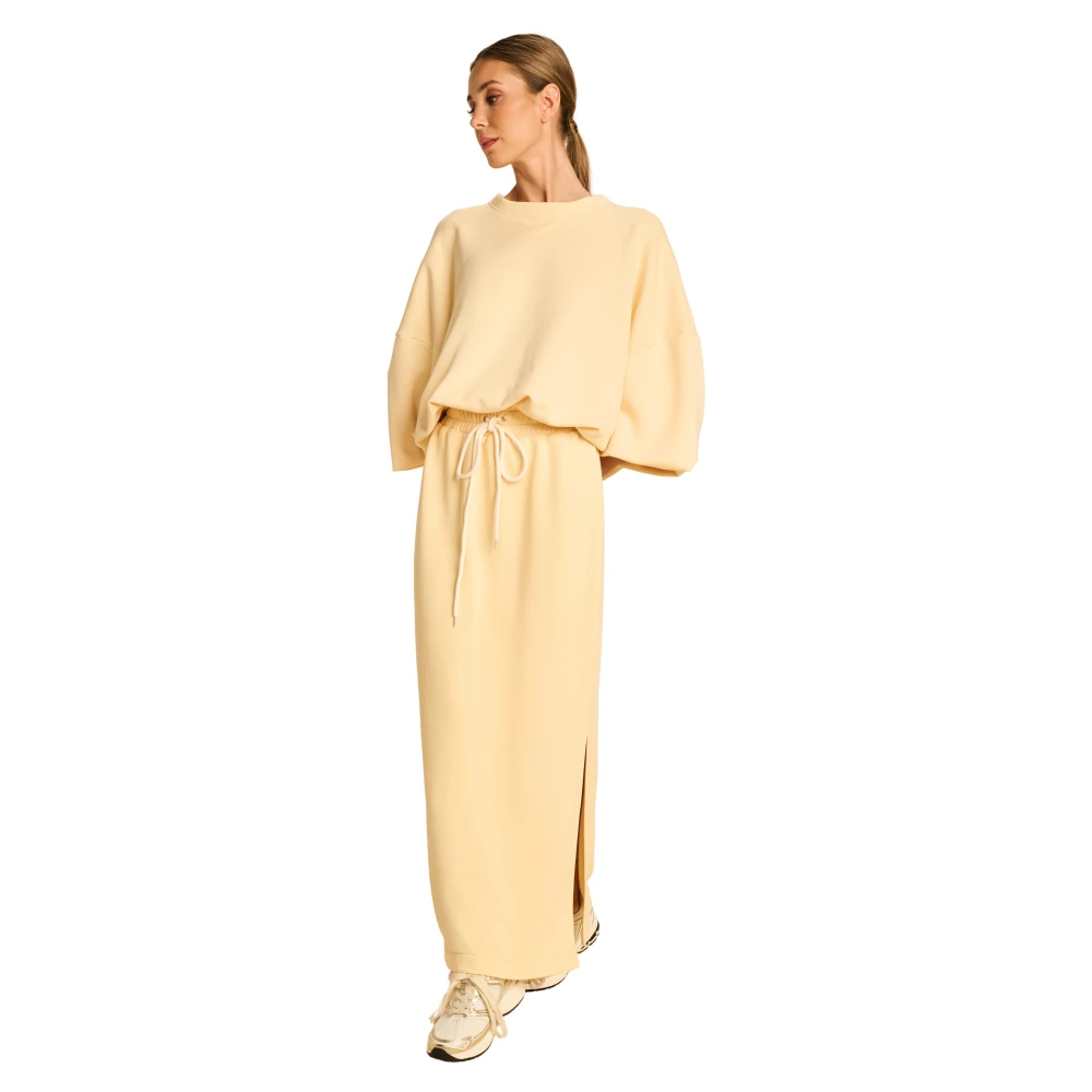 March23 Estelle Rok Beige Dames