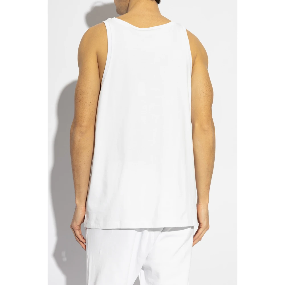 Dsquared2 Mouwloos T-shirt White Heren