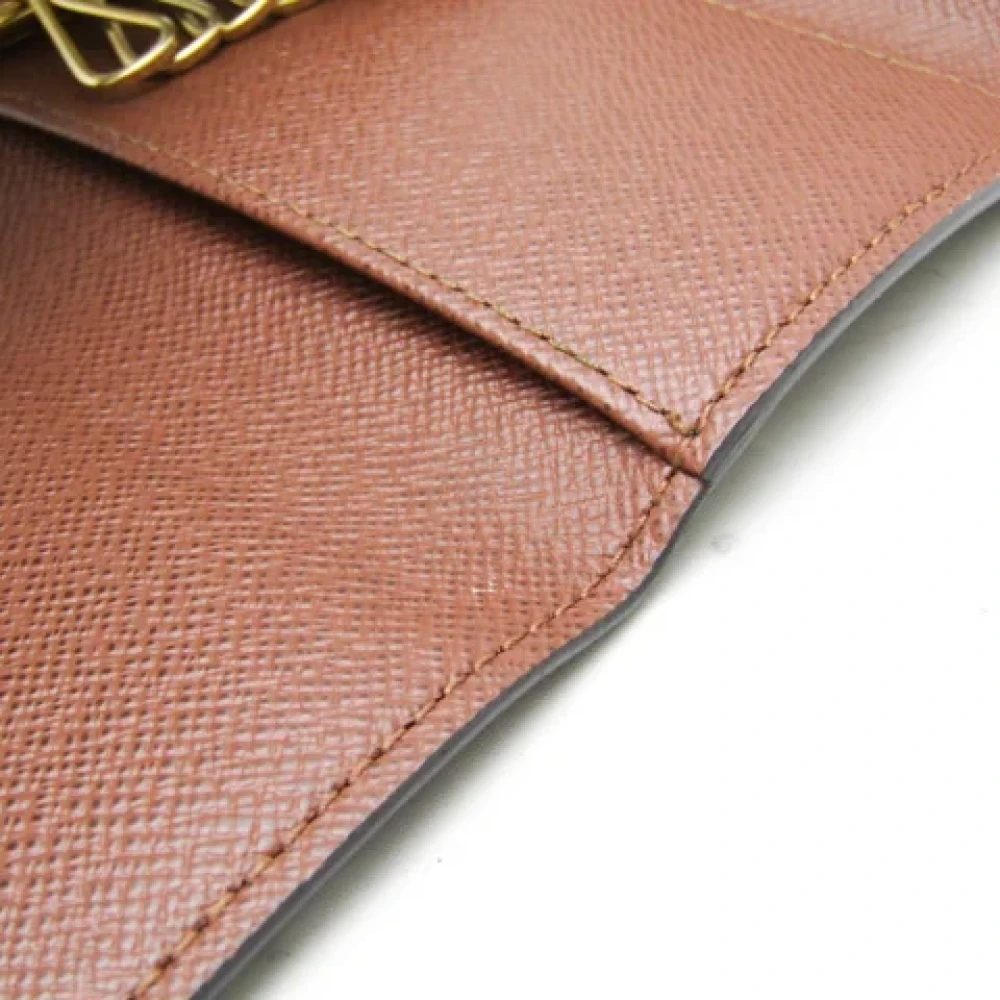 Louis Vuitton Vintage Pre-owned Fabric key-holders Brown Dames