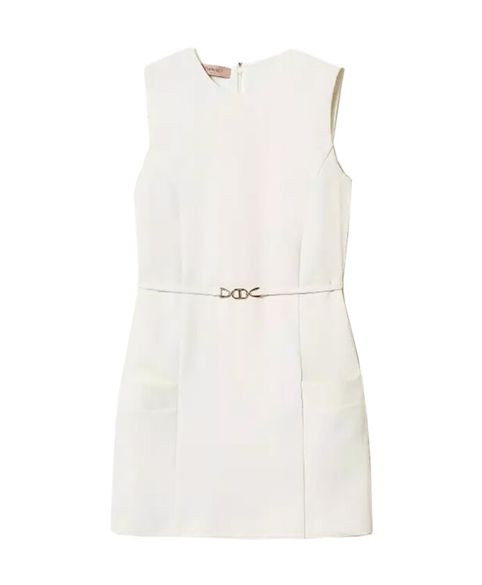 polyester-jurk-met-afneembare-riem