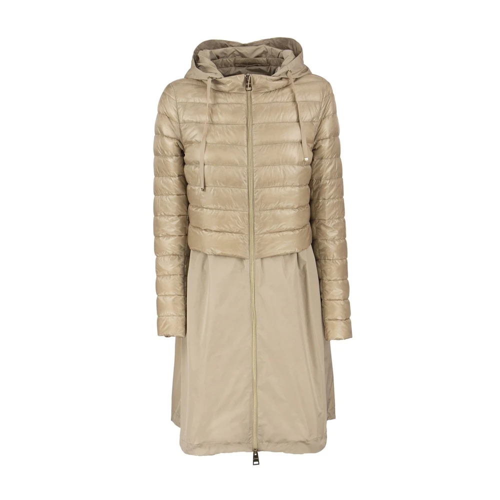 Herno - Coats > Parkas - Beige - Herno - Modalova
