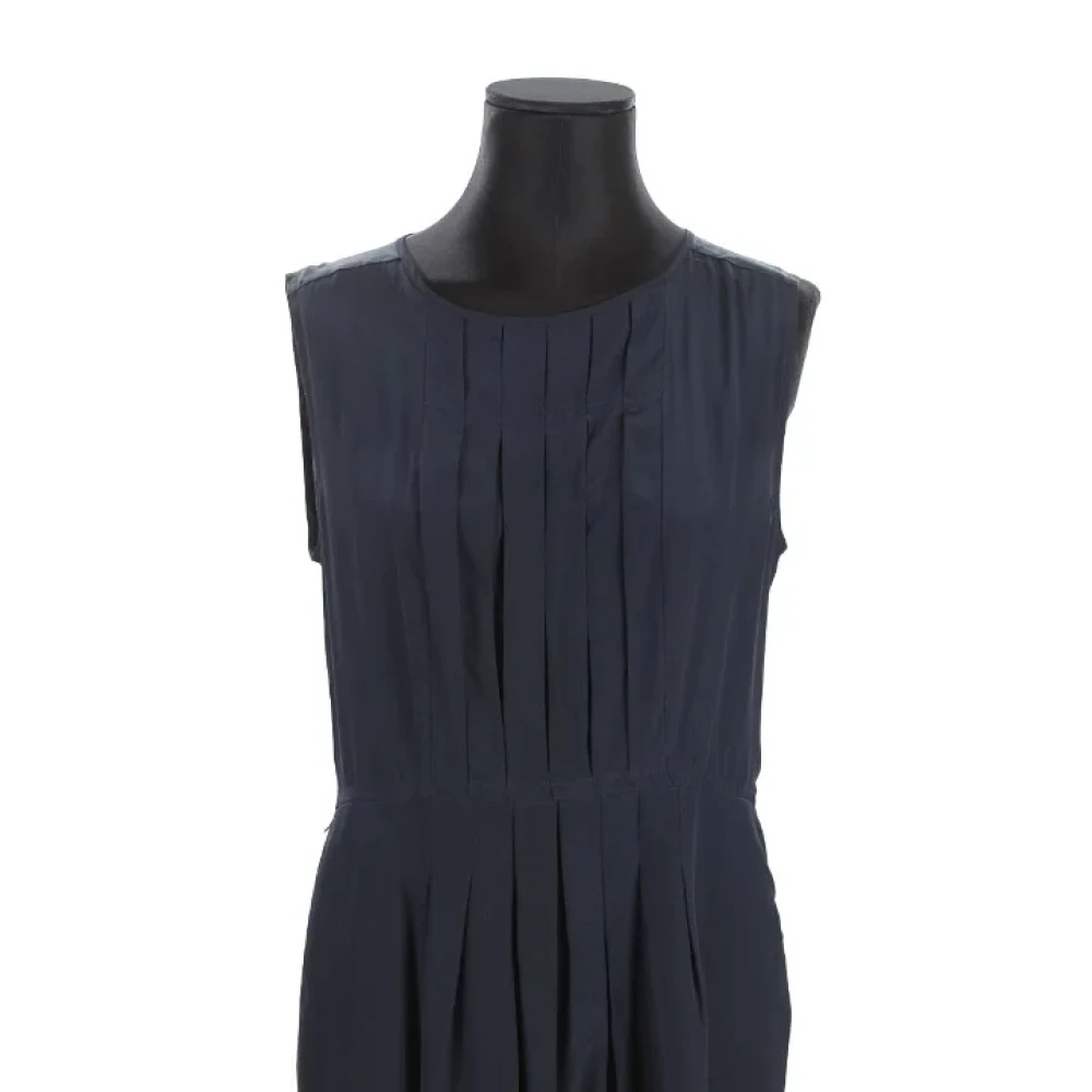 Marc Jacobs Pre-owned Silk dresses Blue Dames