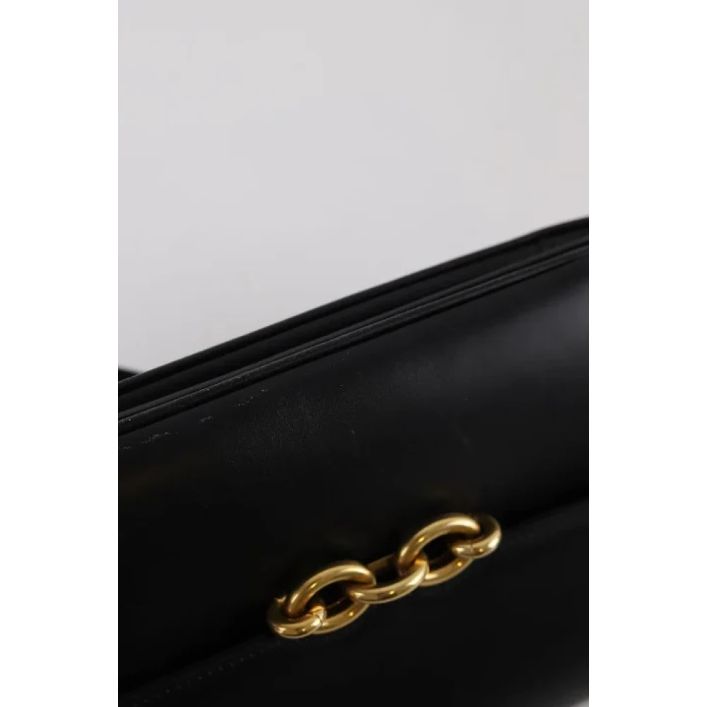Saint Laurent Vintage Pre-owned Leather shoulder-bags Black Dames