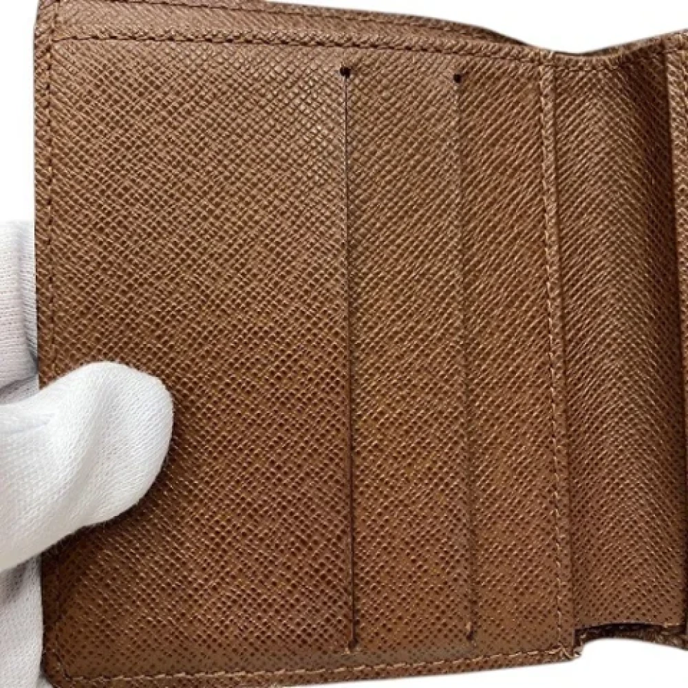 Louis Vuitton Vintage Pre-owned Canvas wallets Brown Dames