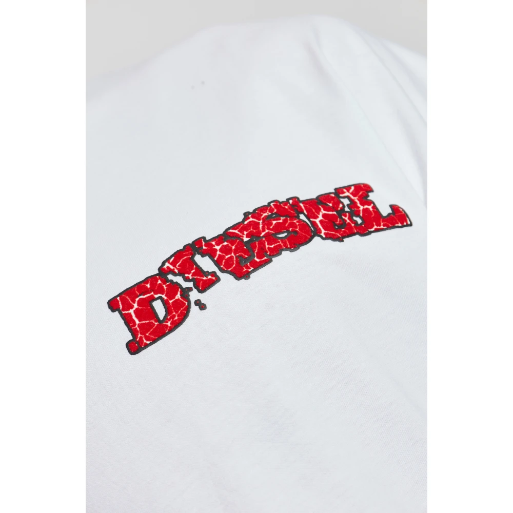 Diesel T-shirt T-Boxt-R20 White Heren
