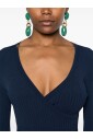 mini-robe-bleue-cotelee-a-col-en-v