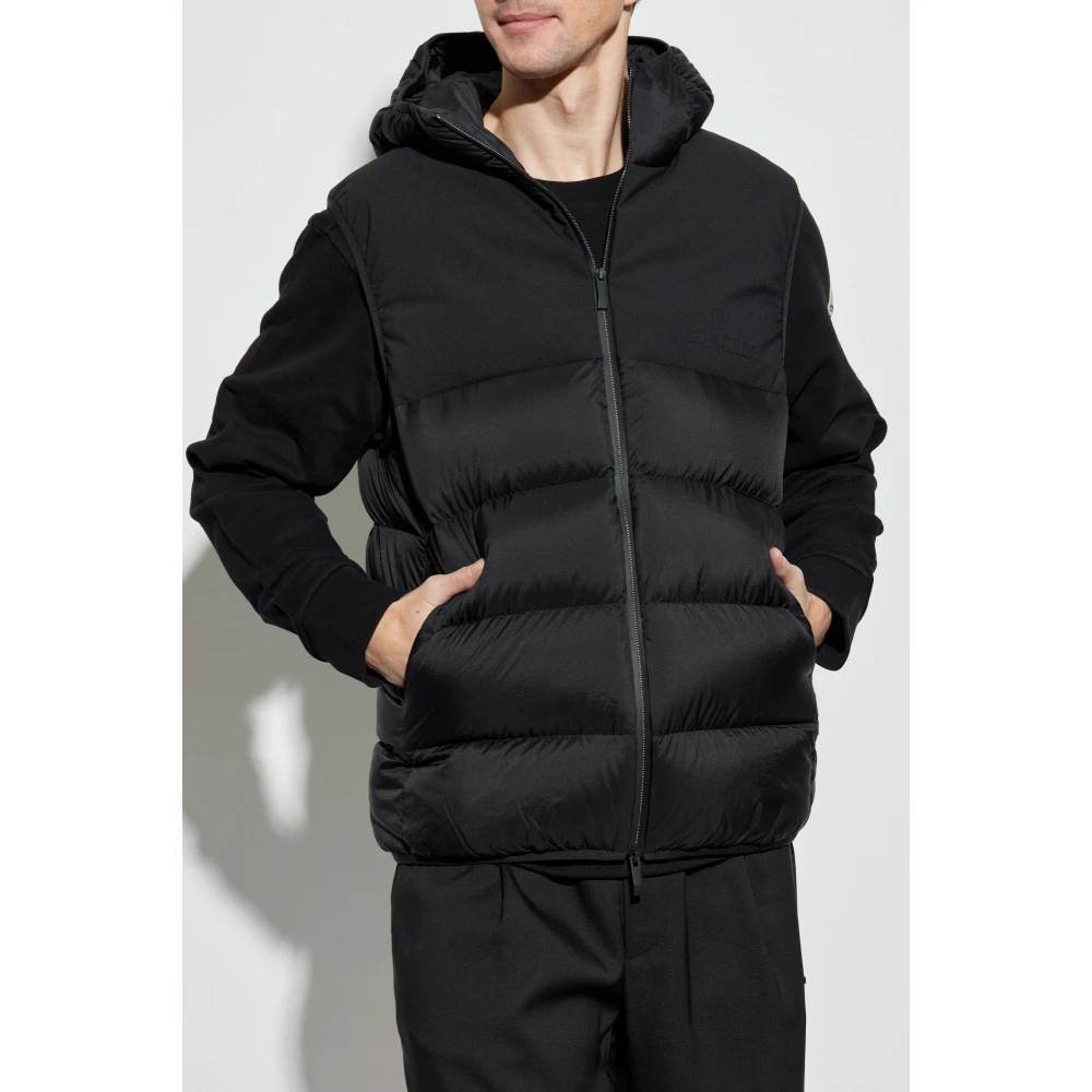 Moncler Donsvest Bresse Black Heren